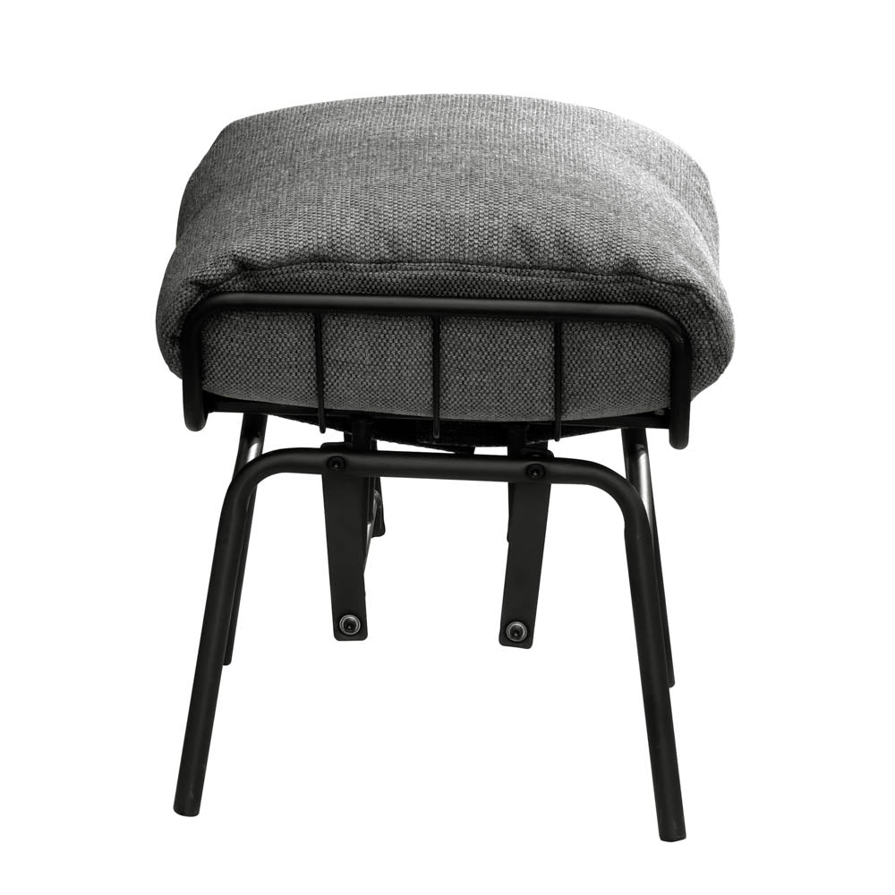 Ovios Patio 2-Piece Rocking Chair with Ottoman, Olefin Fabric