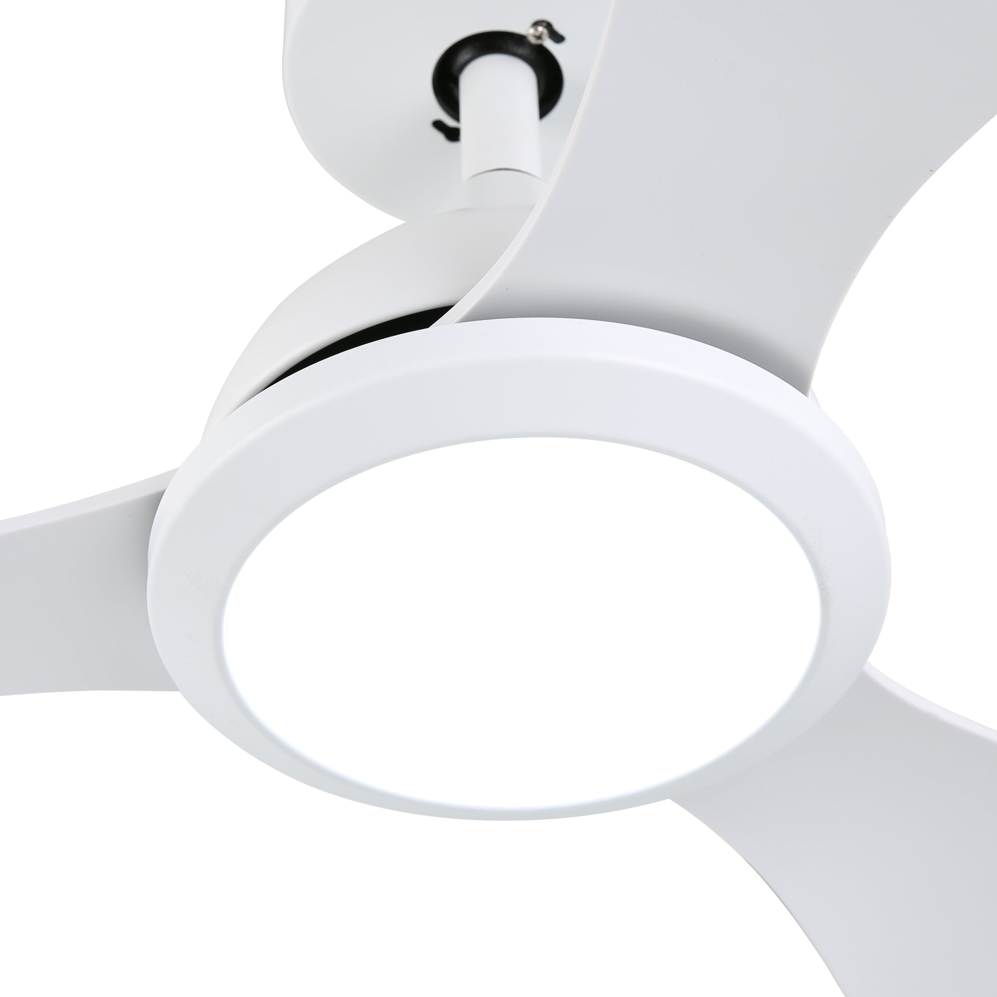 Ovios 52‘’ Remote Control Ceiling Fan Reversible 3 Blades with LED Light and 6 Wind Speeds, DC Motor