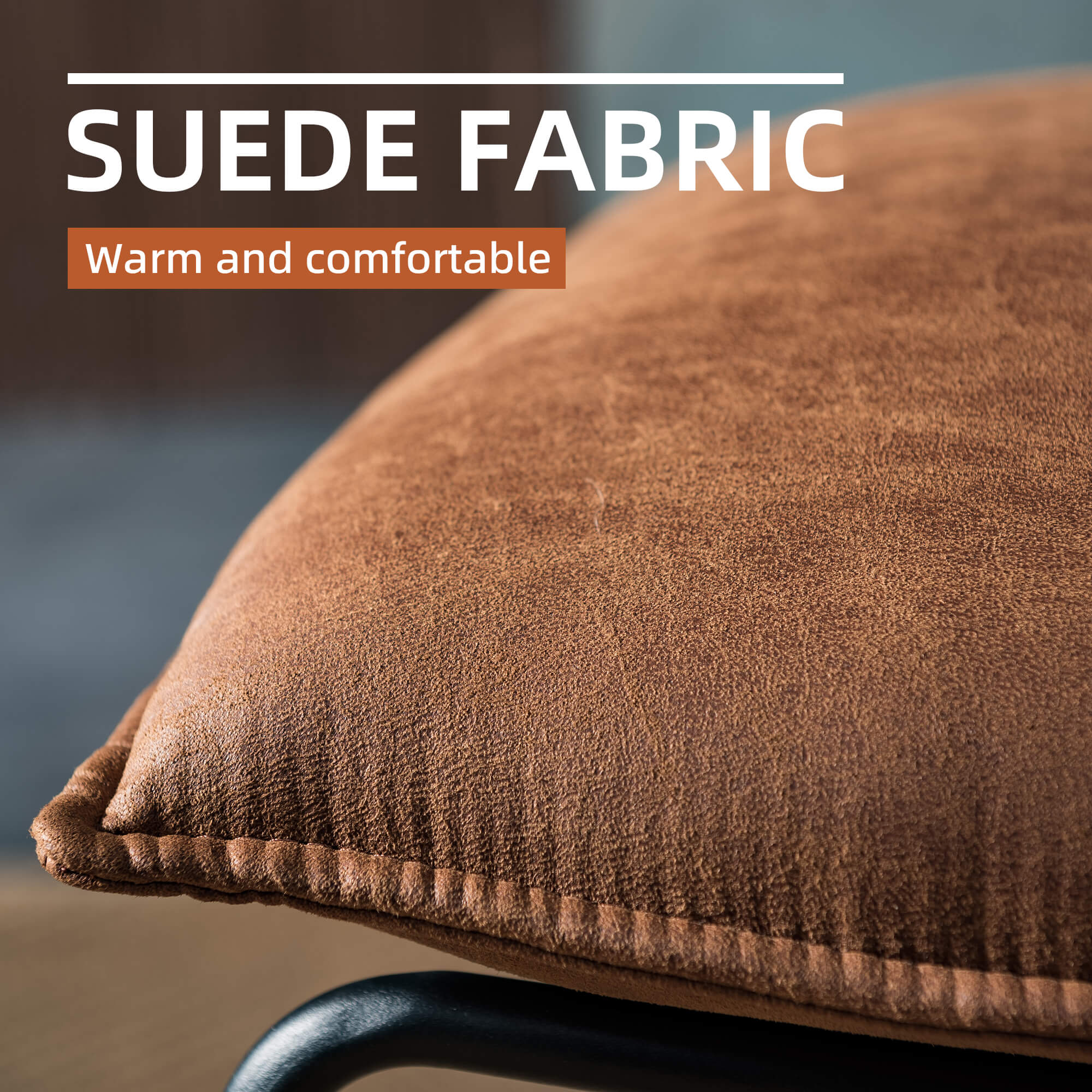 #Color_Suede Fabric Light Brown