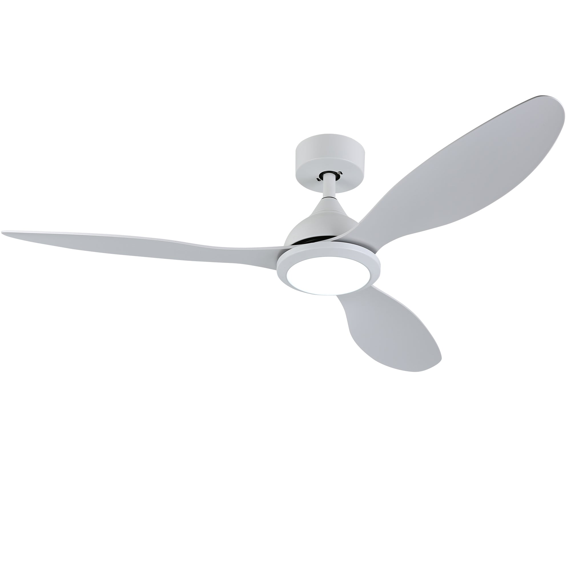 Ovios 52‘’ Remote Control Ceiling Fan Reversible 3 Blades with LED Light and 6 Wind Speeds, DC Motor