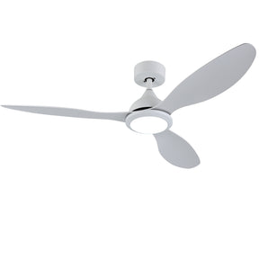 Ovios 52‘’ Remote Control Ceiling Fan Reversible 3 Blades with LED Light and 6 Wind Speeds, DC Motor
