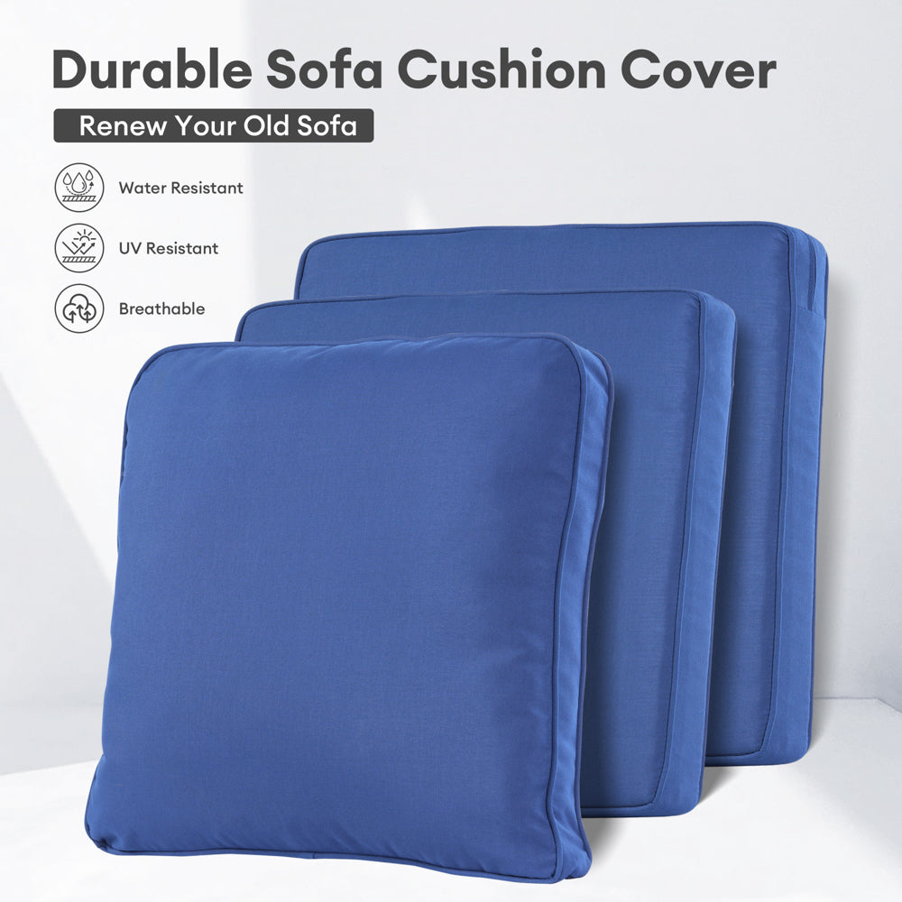 Ovios Kenard Series Replacement Seat, Back Cushion Cover(Refer to the Dimension in Description,Only cover)