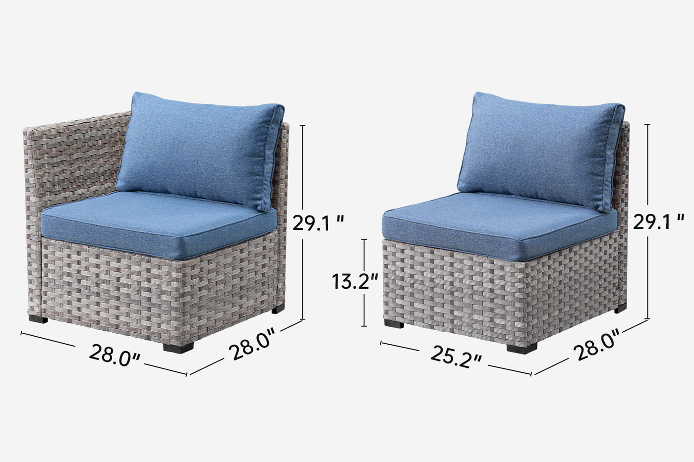 Armless Chair