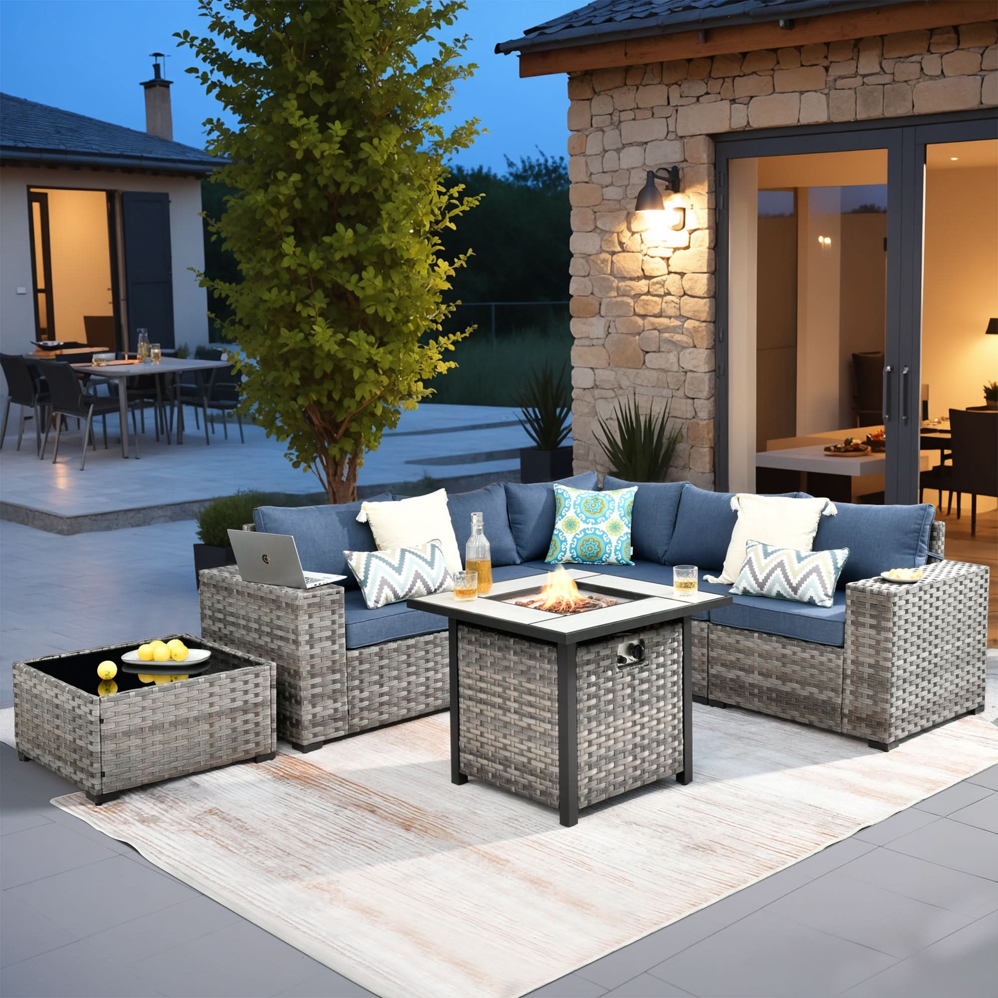 Luxury 7 Piece Outdoor Dining Sets | Complete Patio Collection
