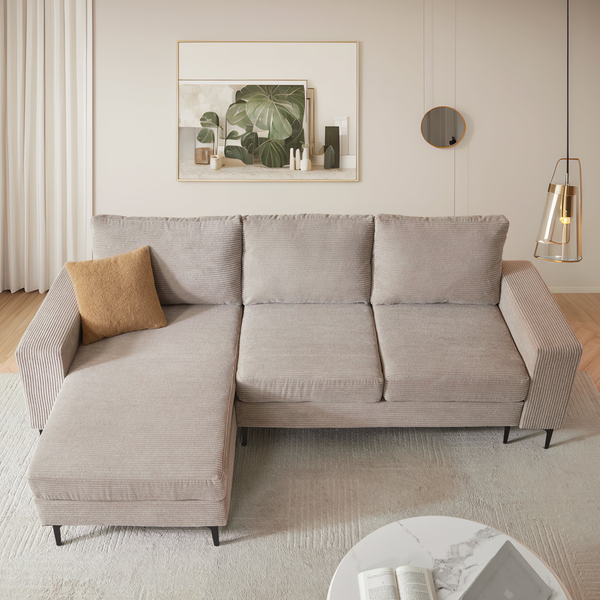 Scandinavian l shaped sofa hotsell