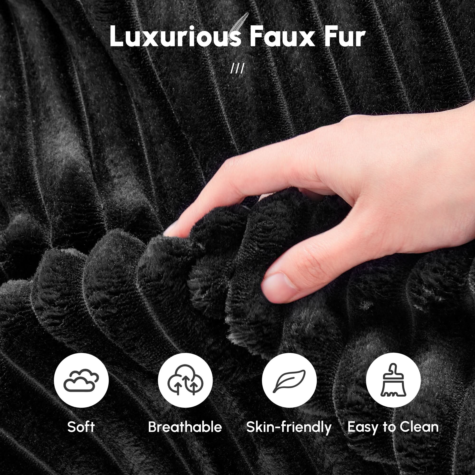 Boneless Chaise Lounge | Faux Fur, No Assembly