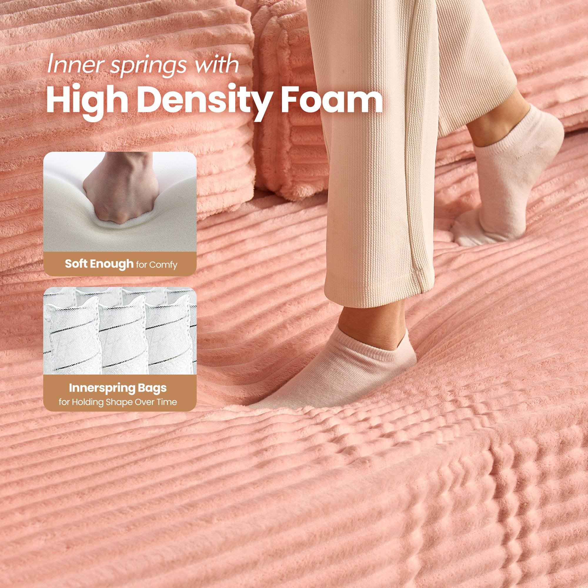 Ovios 80" Convertible Modular Sofa Bed