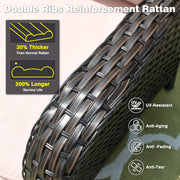 #Color_Brown Wicker Beige Cushion|#Finish_Brown Wicker A