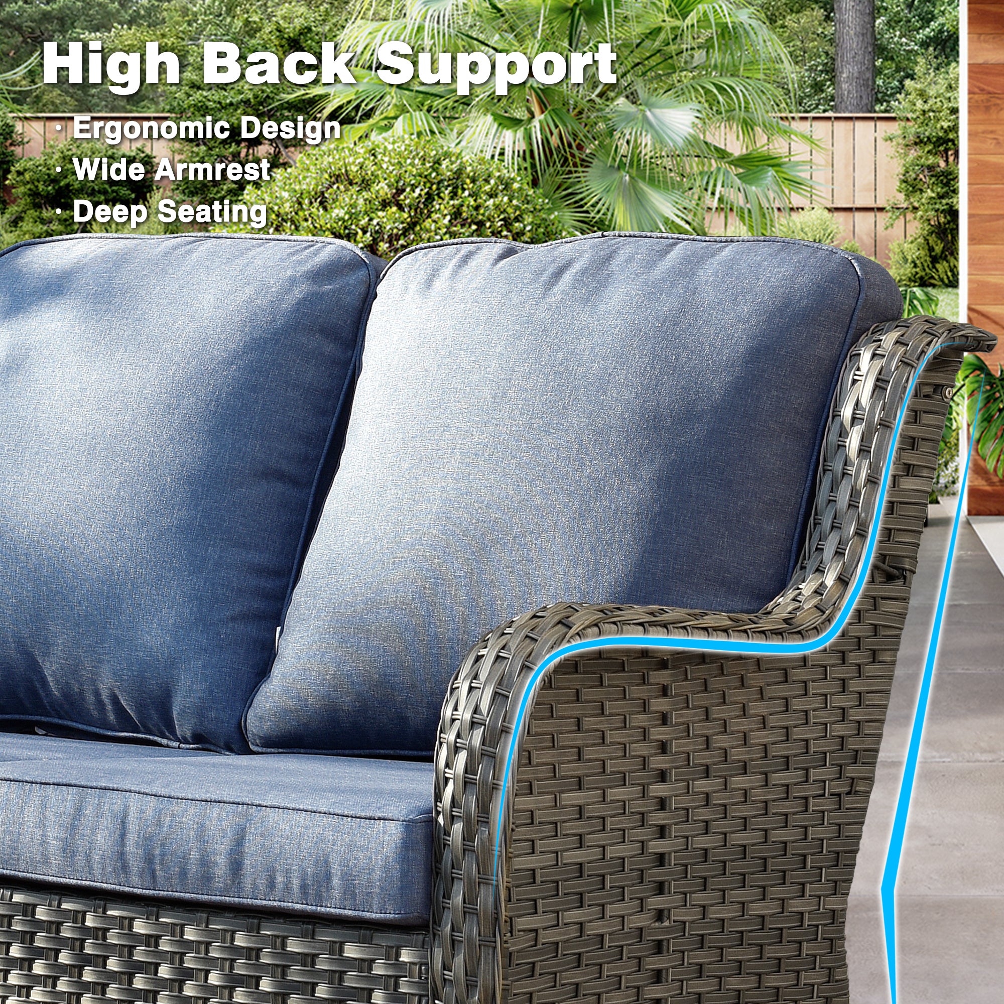 5-Piece Outdoor Conversation Set