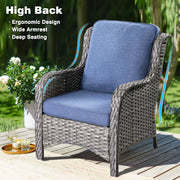 #Color_Grey Wicker Denim Blue Cushion|#Finish_Light Grey Wicker A