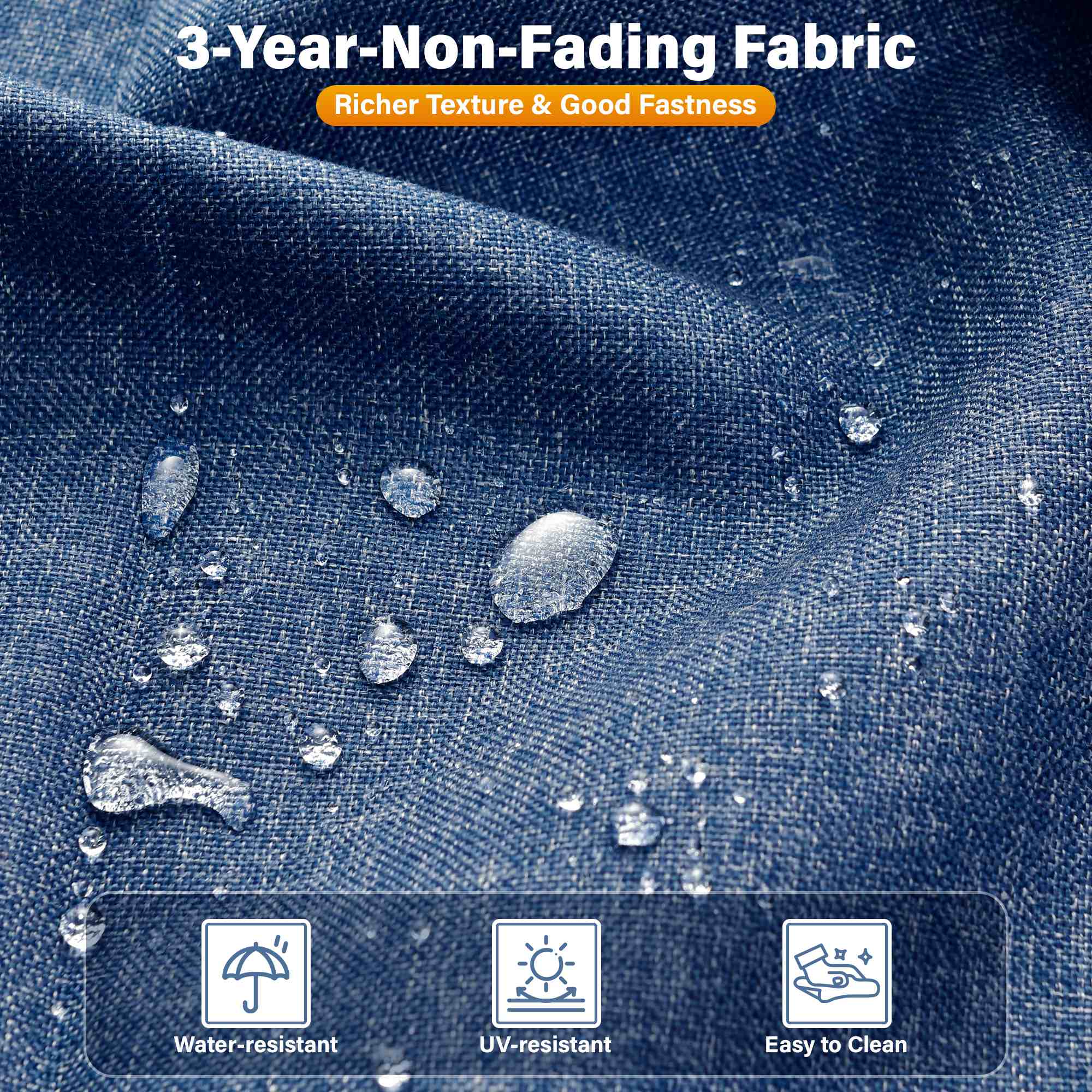 OVIOS Wicker Patio Fire Pit Conversation Seating Set