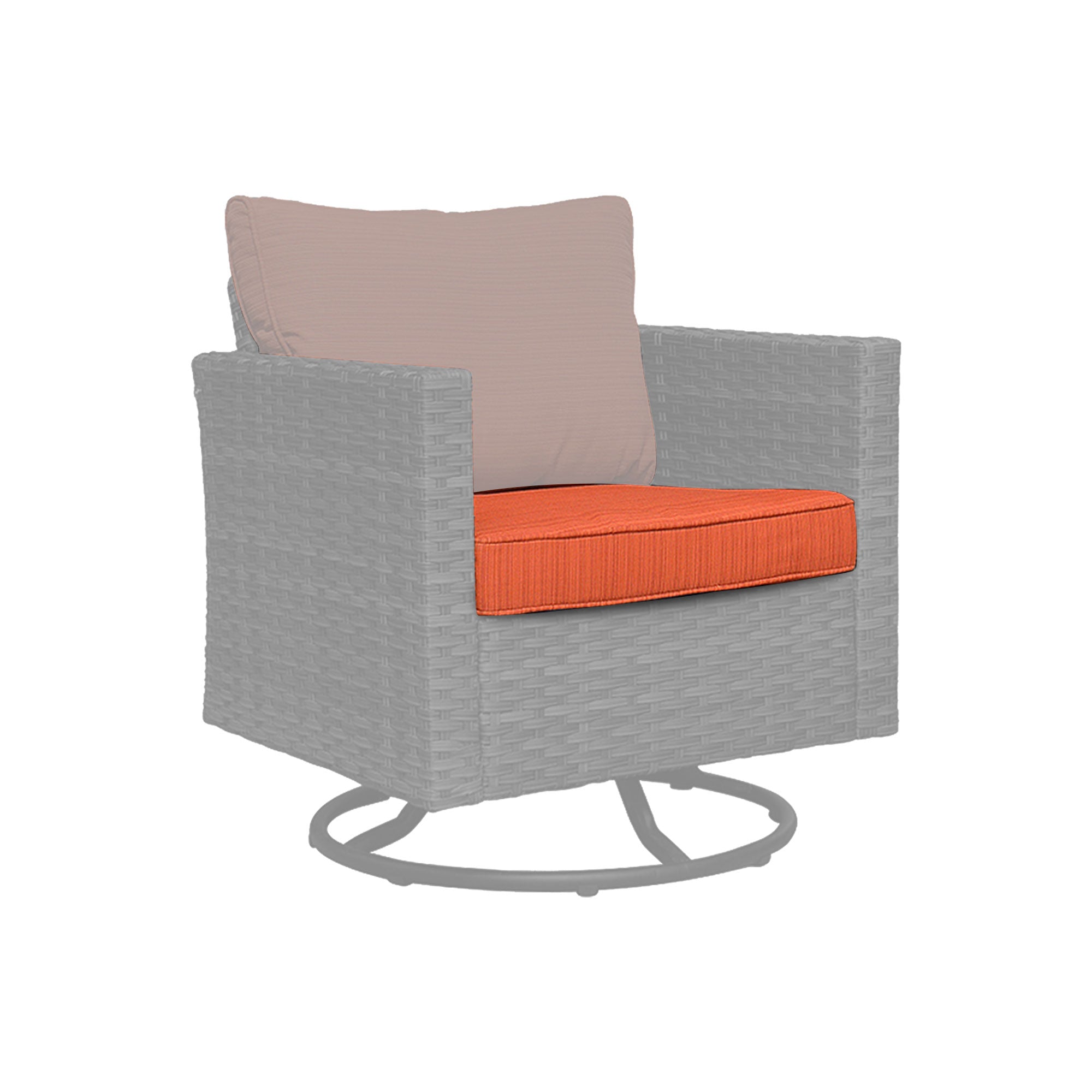 Ovios Vultros Series Replacement Seat, Back, Ottoman Cushion (Refer to the Dimension in Description)