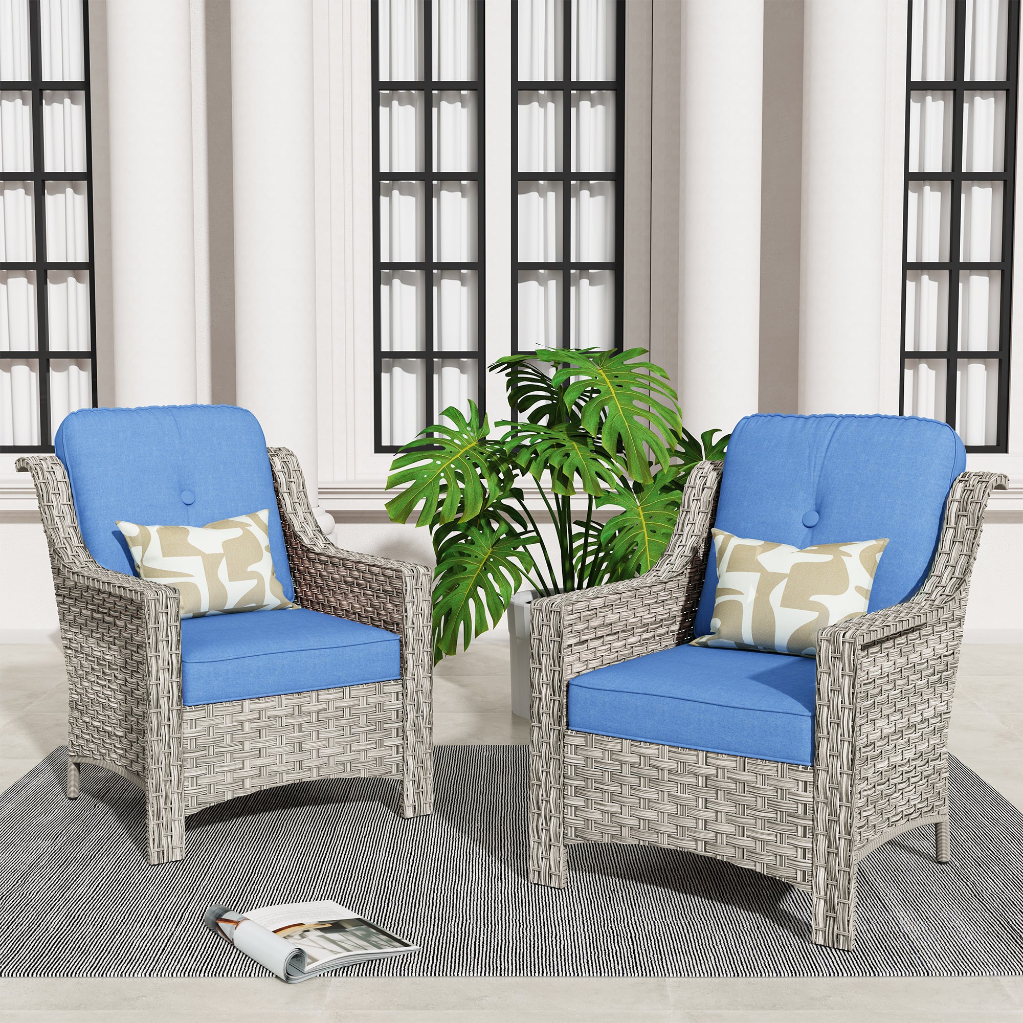 Ovios Outdoor Single Chair * 2,PAD Series