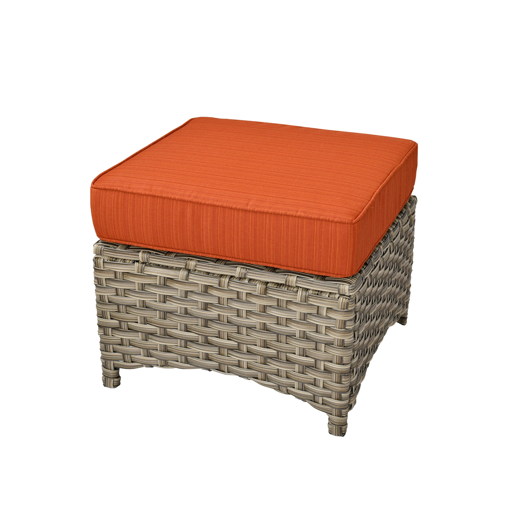 #color_Coffee Wicker Orange Red Cushion