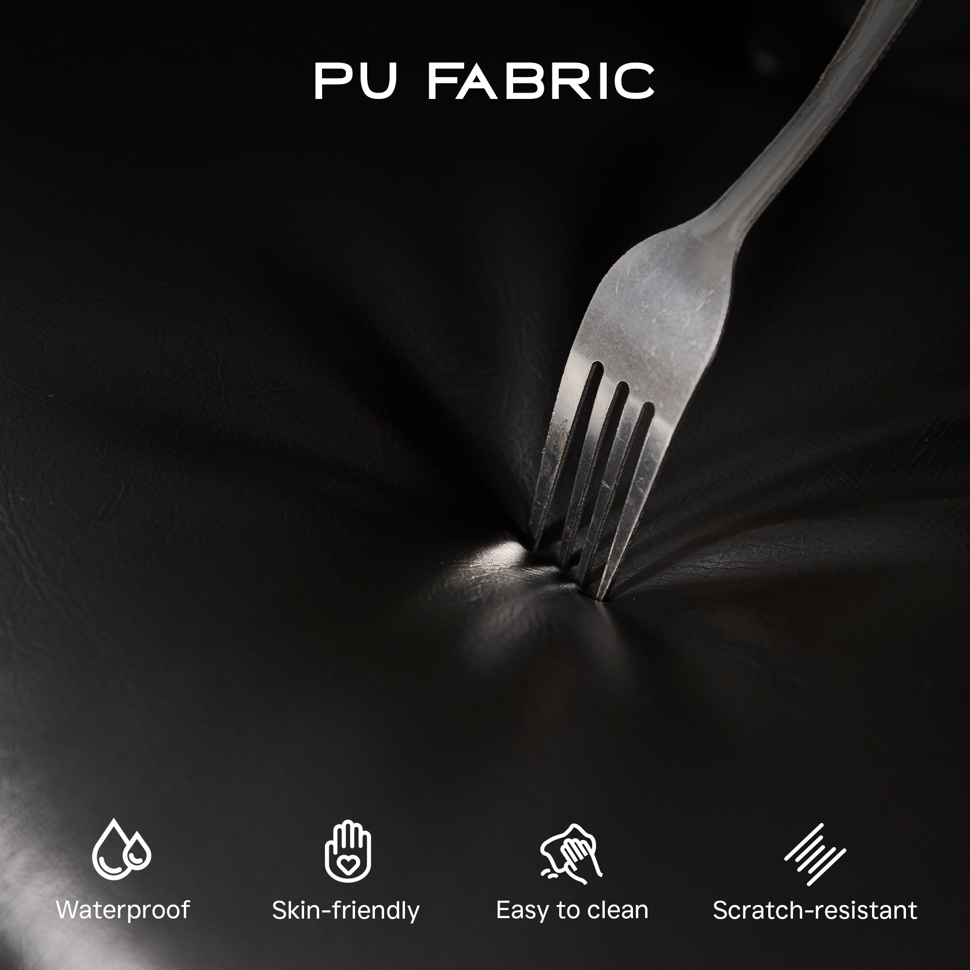 OVIOS Office Executive Chair Oversize Cushions Suede Fabric