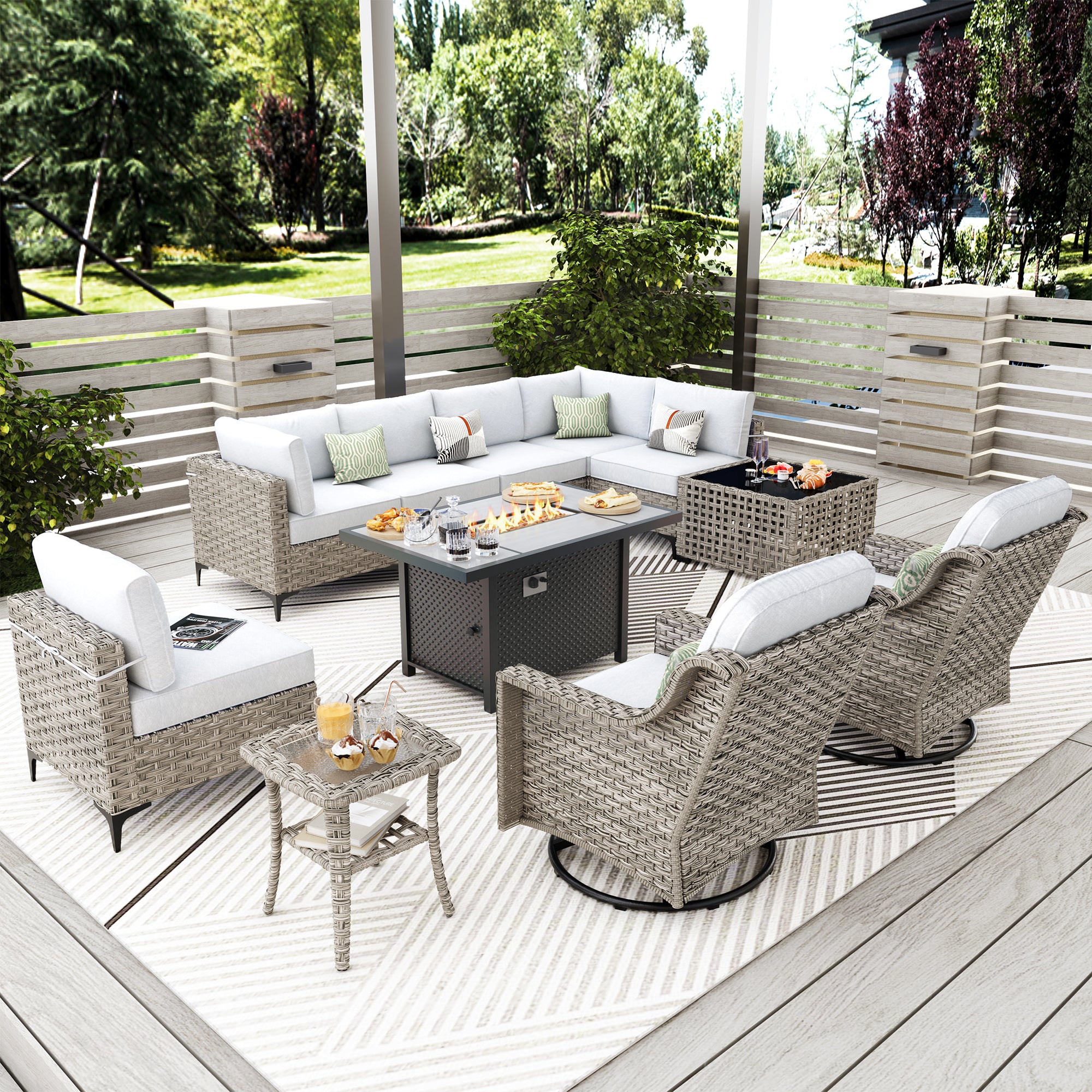 SKT Serie - Sectional Outdoor Furniture Set 11-Piece