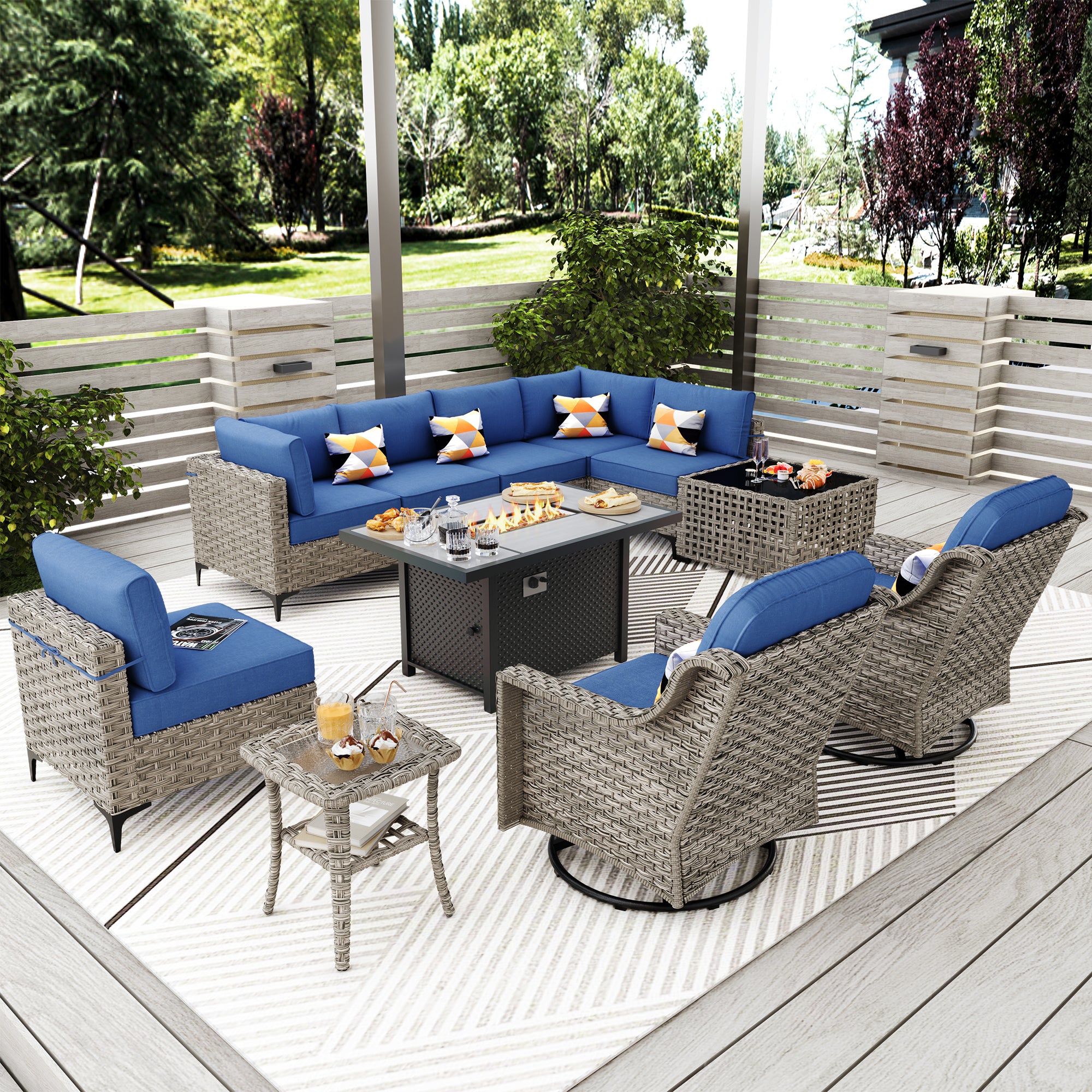 SKT Serie - Sectional Outdoor Furniture Set 11-Piece