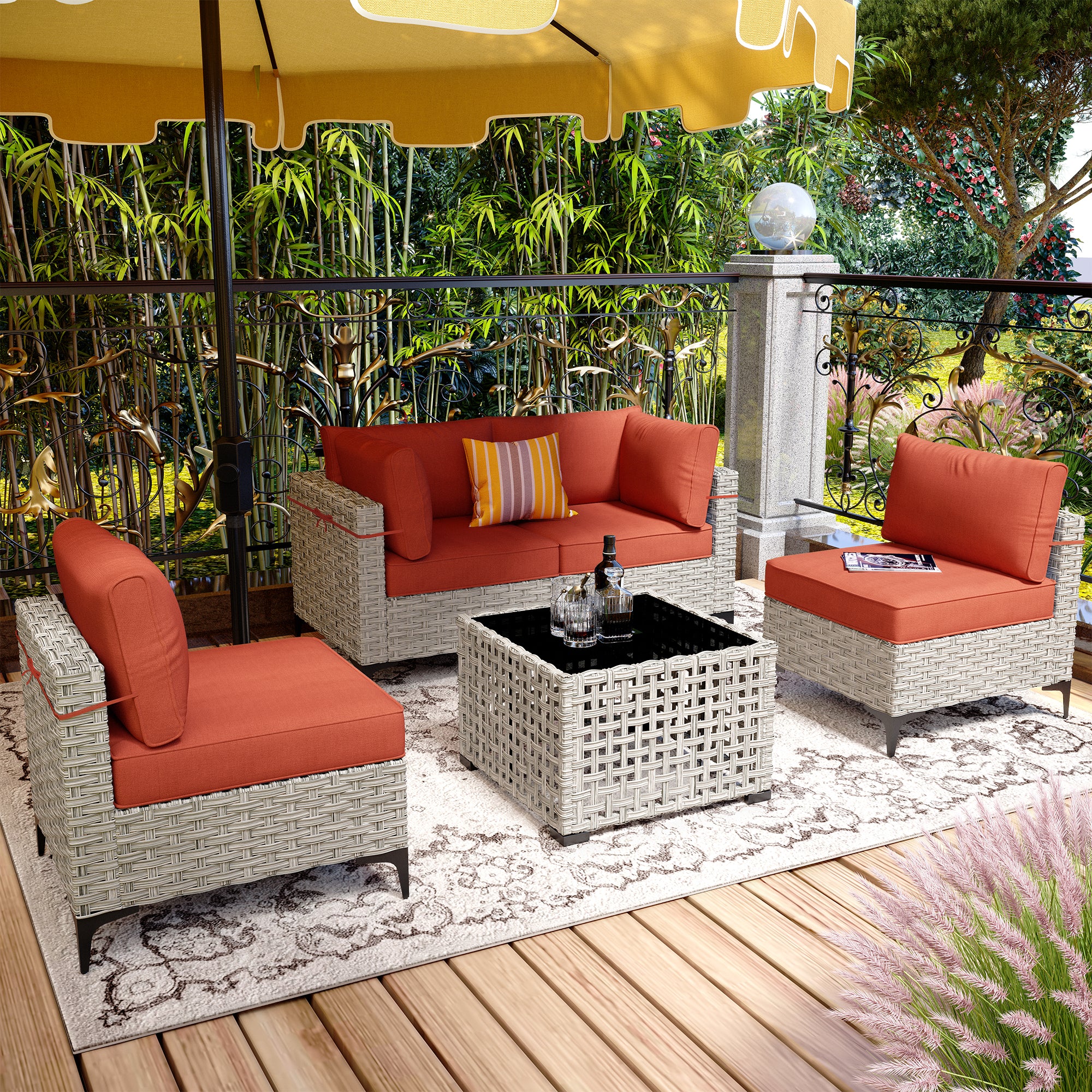 SKT Serie - Sectional Outdoor Furniture Set 5-Piece