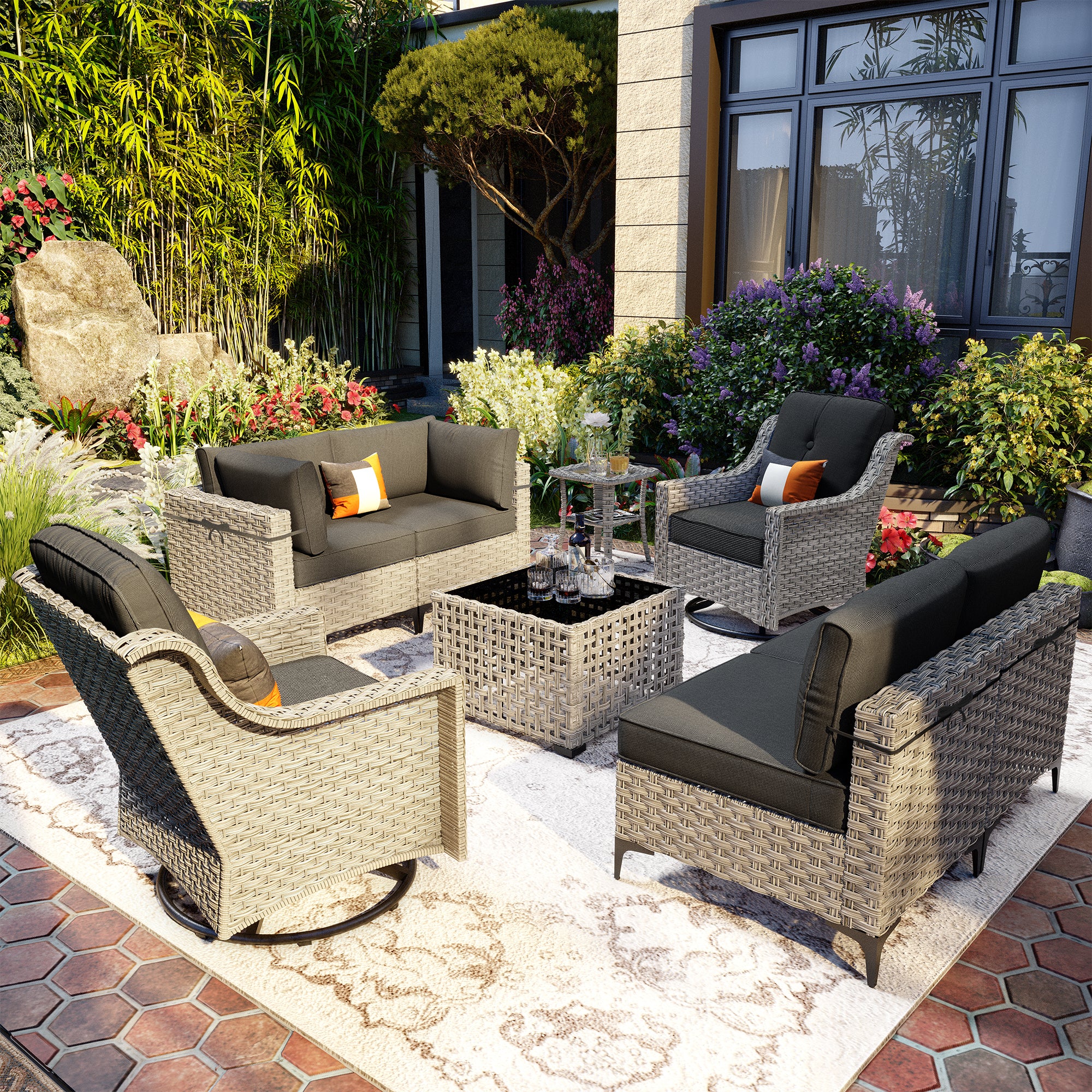 SKT Serie - Sectional Outdoor Furniture Set 8-Piece