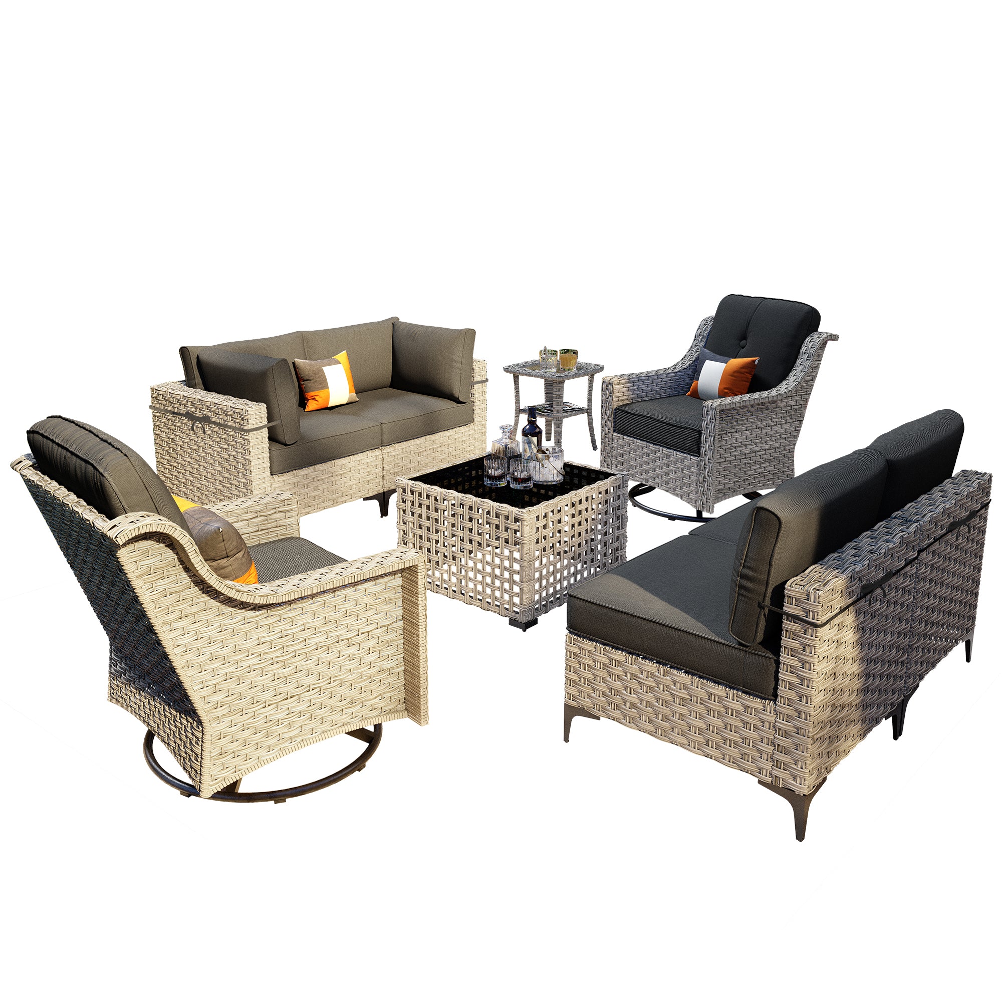 SKT Serie - Sectional Outdoor Furniture Set 8-Piece