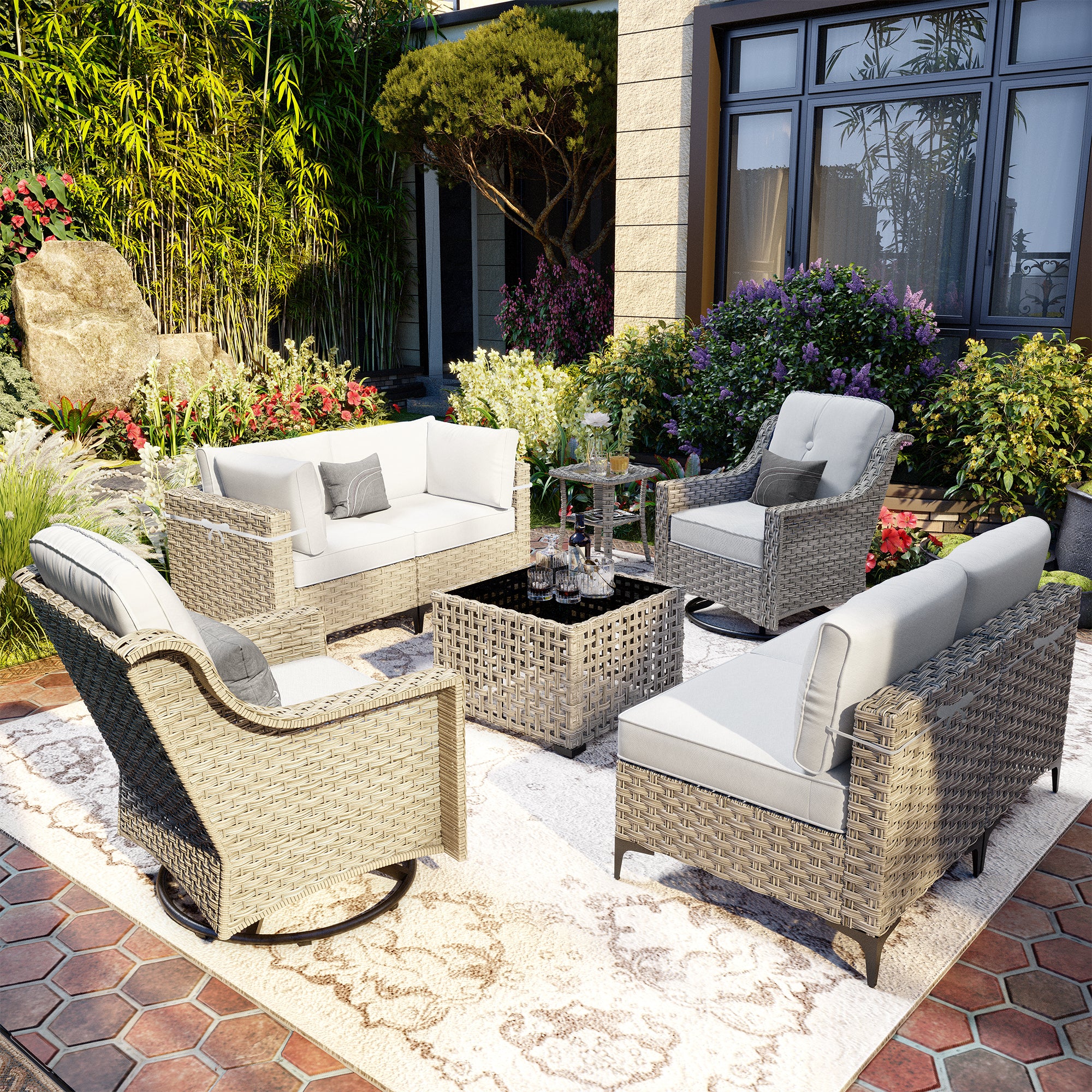 SKT Serie - Sectional Outdoor Furniture Set 8-Piece