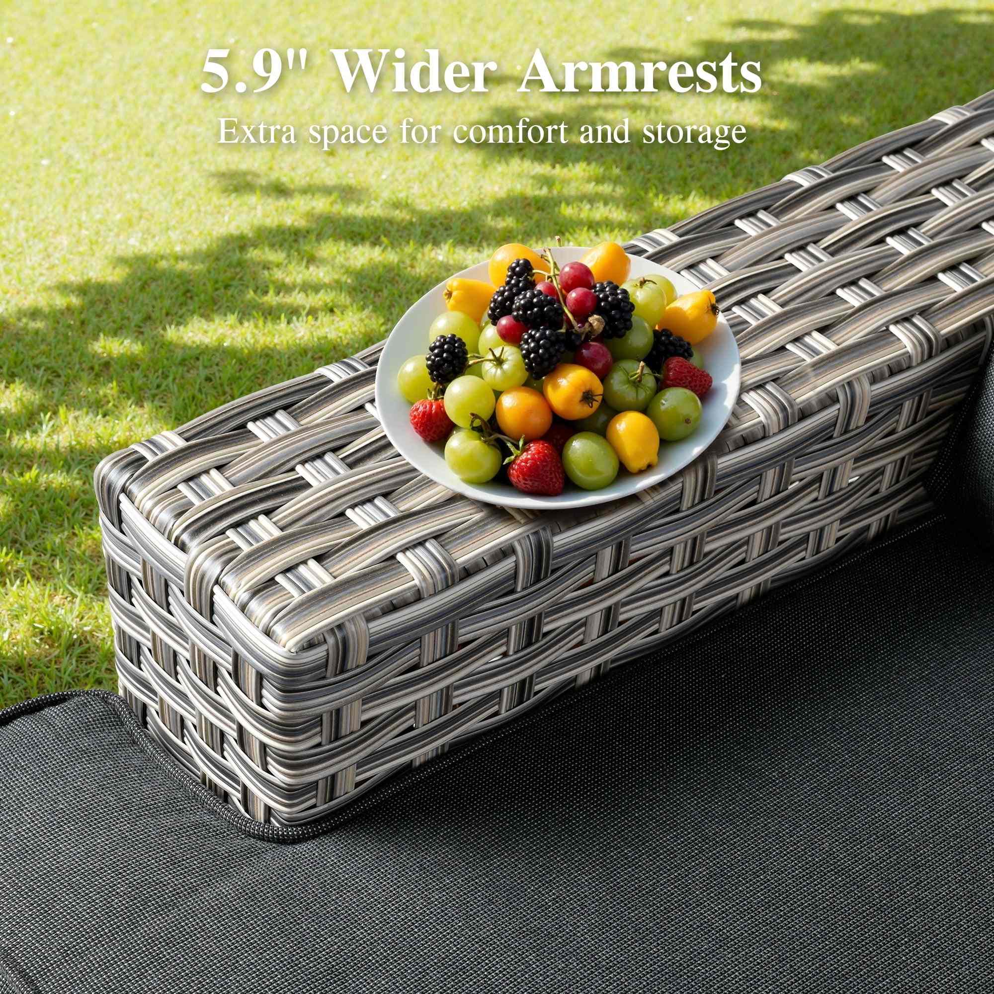 TBS Series - Sectional Patio Furniture Set 8-Piece