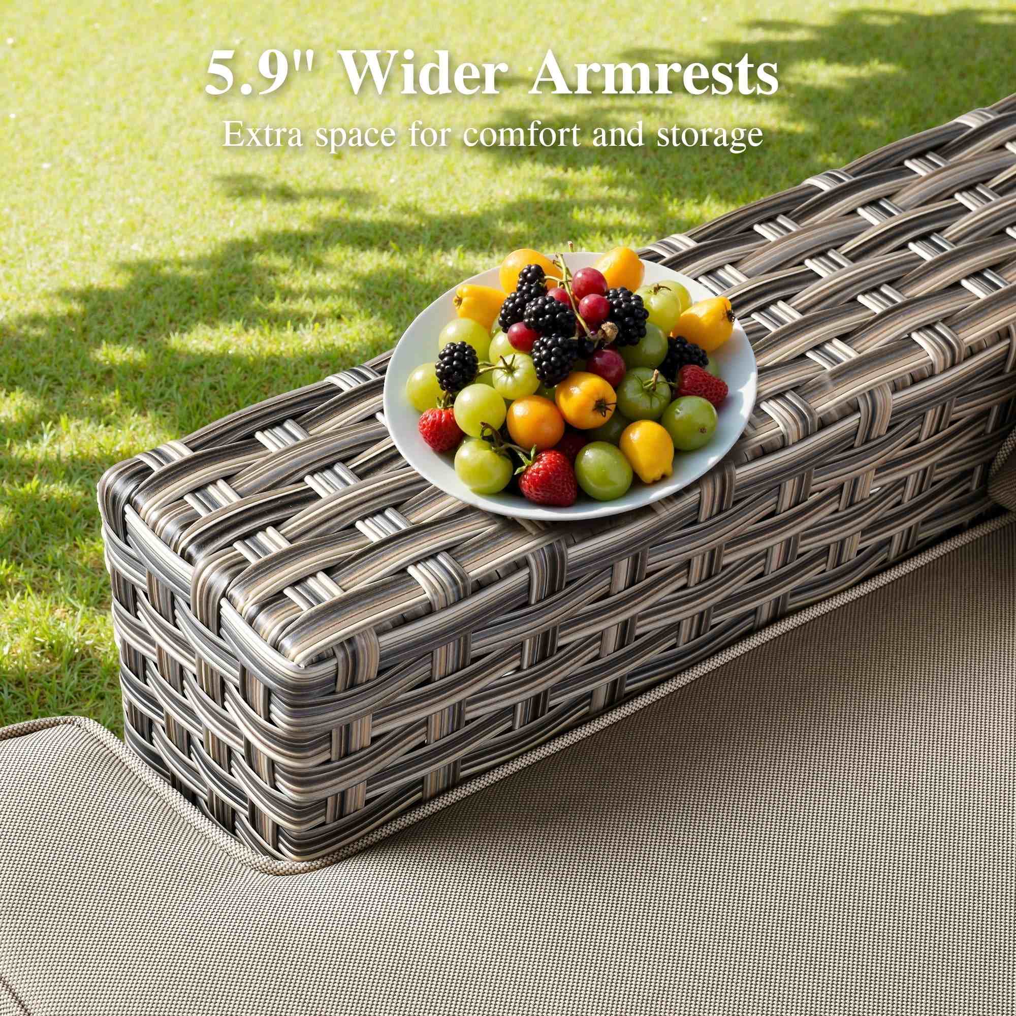 TBS Series - Sectional Patio Furniture Set 8-Piece