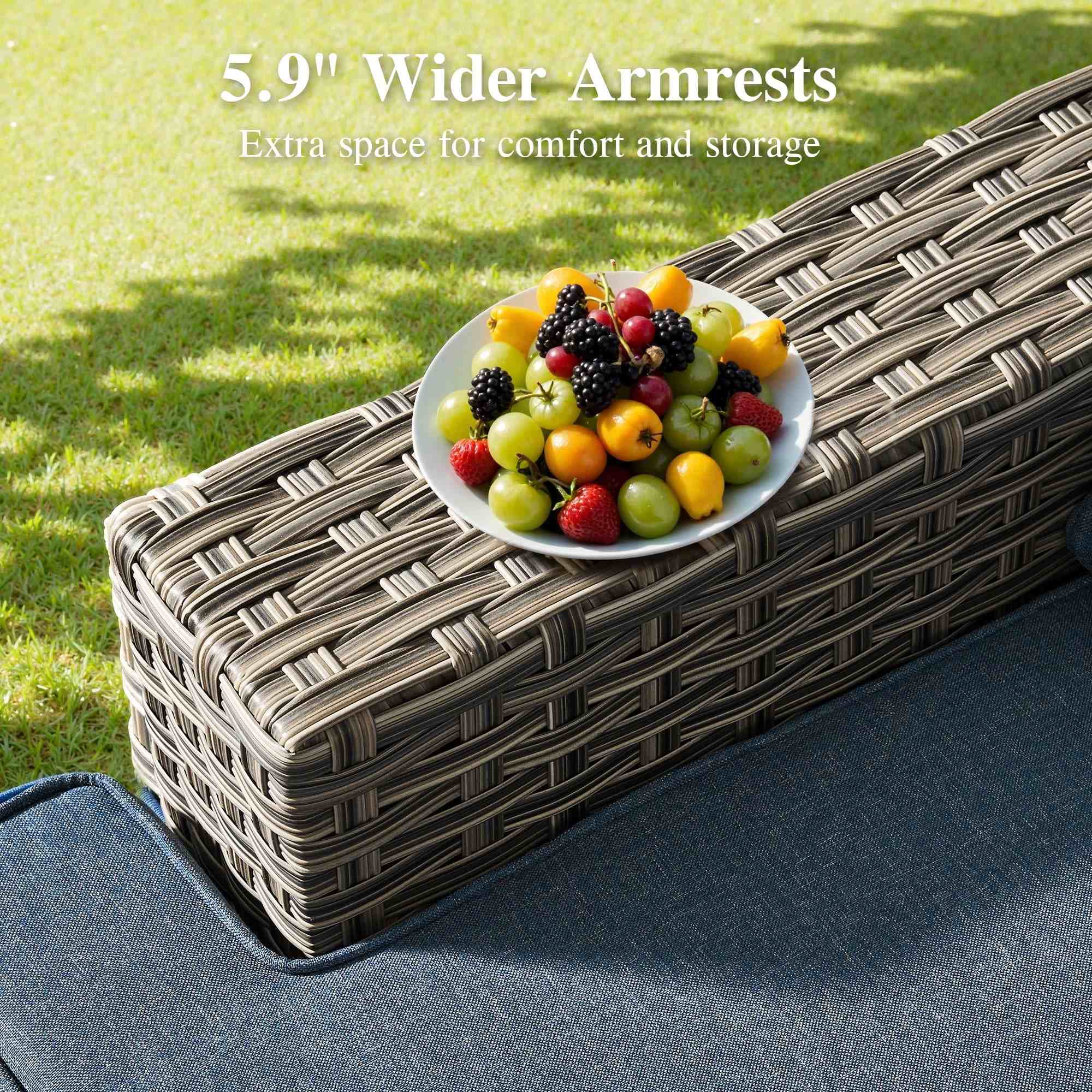 TBS Series - Sectional Patio Furniture Set 8-Piece