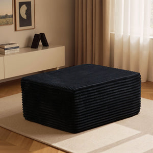 OVIOS 104-inch L-Shaped Sectional Sofa Ottoman