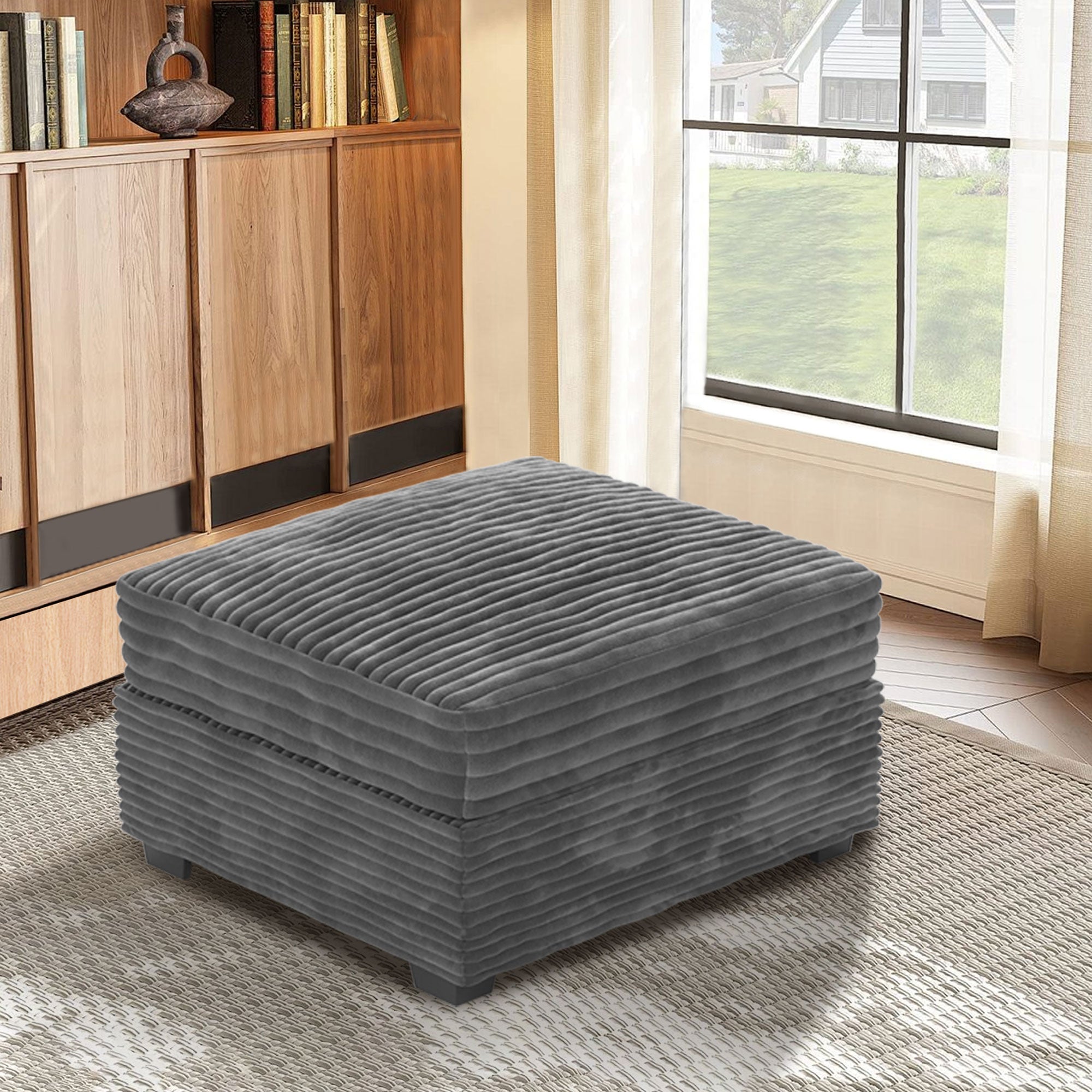 Corduroy Modular Ottoman
