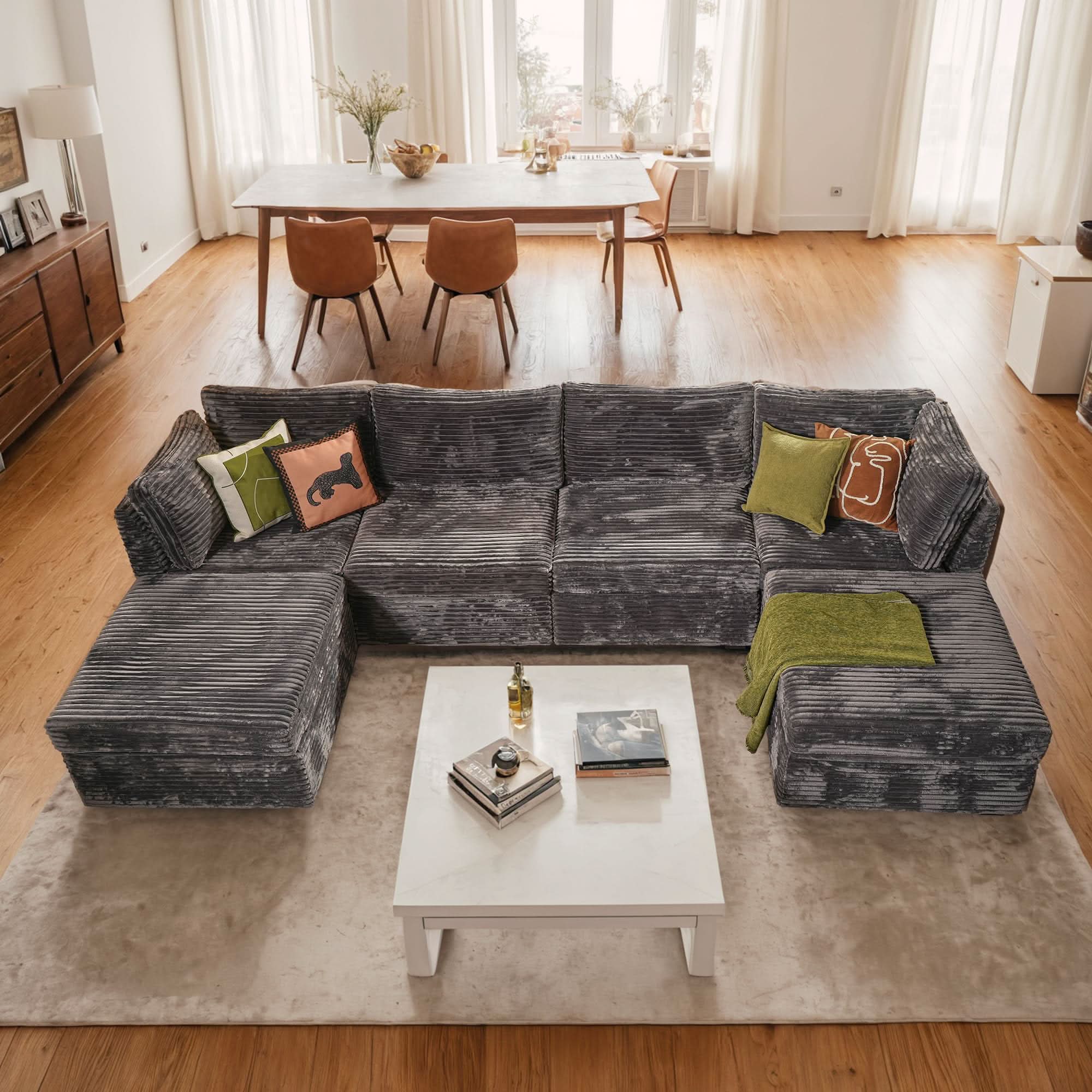 Ovios Modular Sectional Sofa - Thumbnail 5