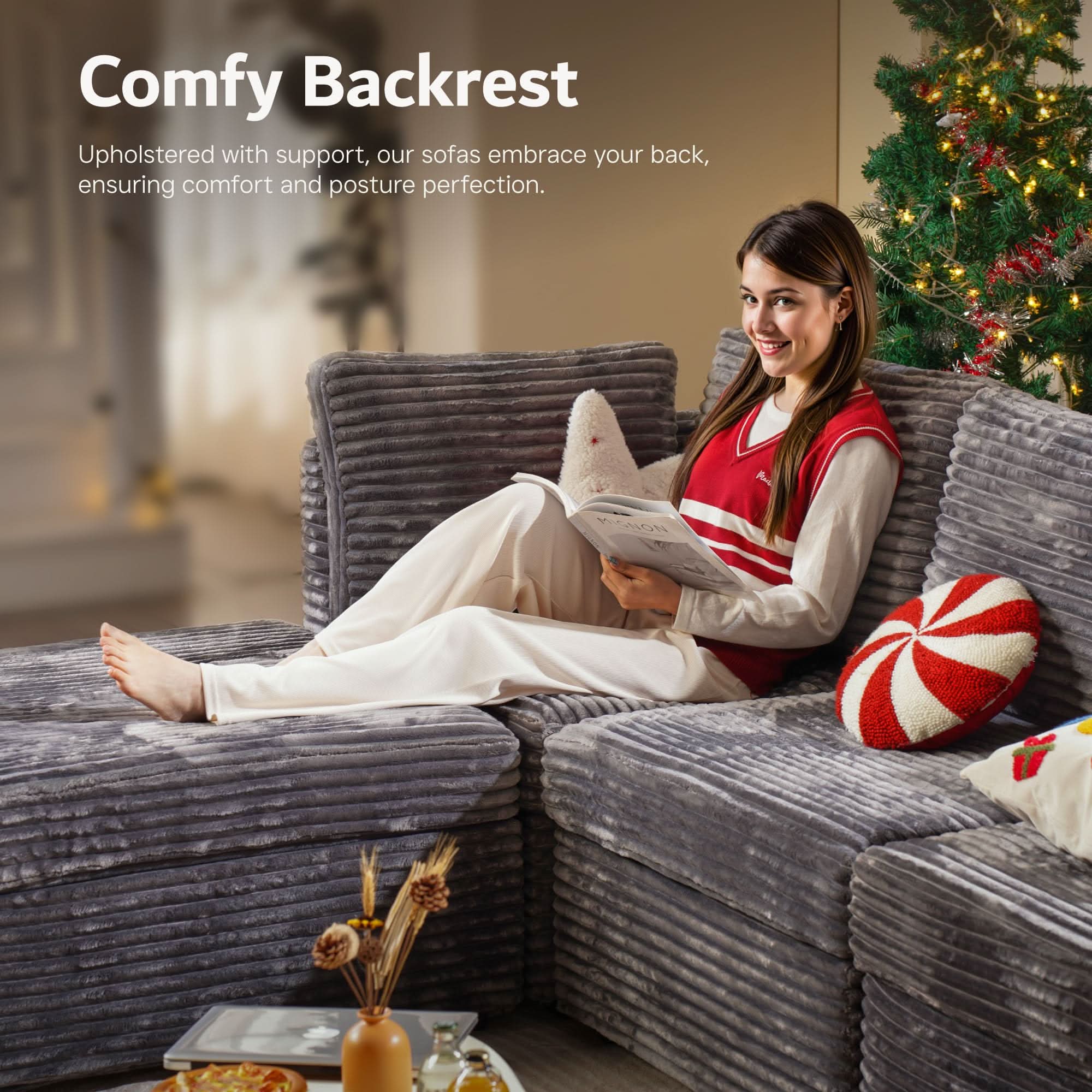 Ovios Modular Sectional Sofa - Thumbnail 3
