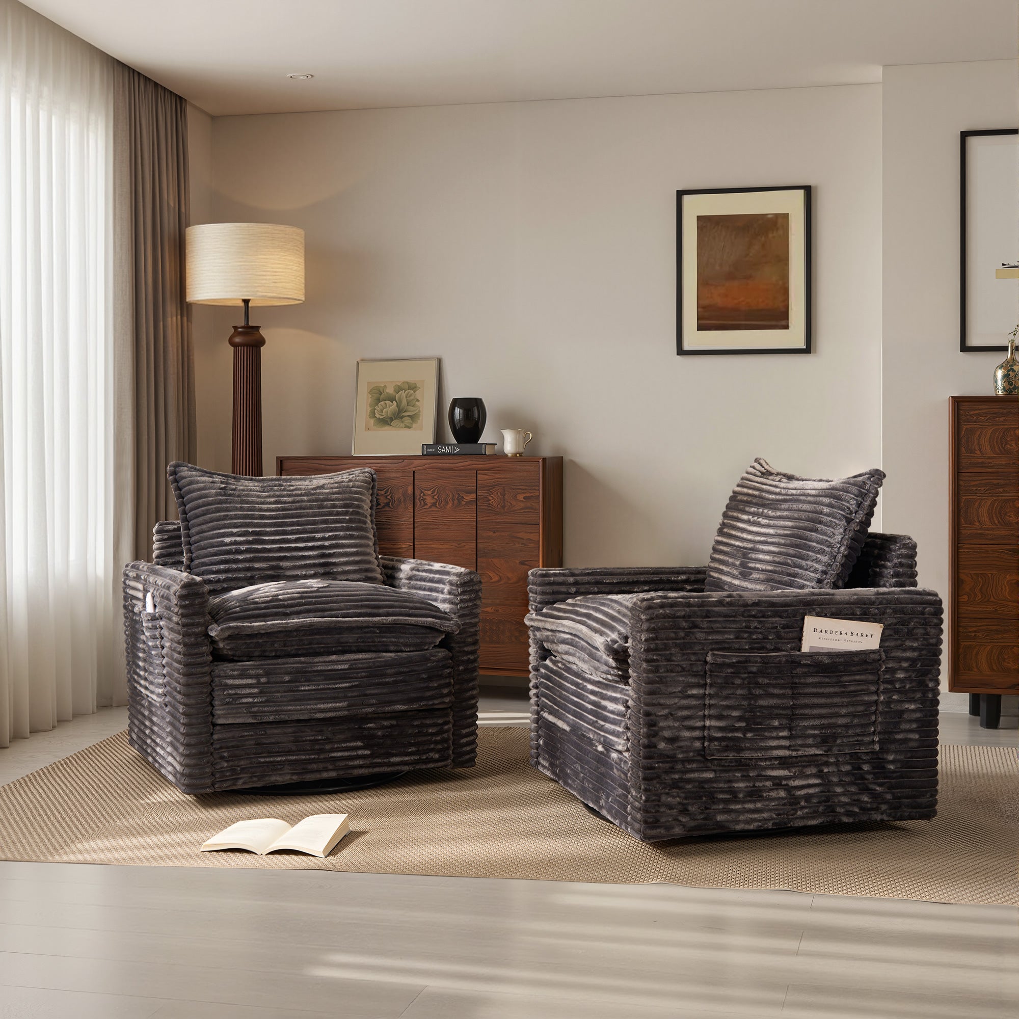 OVIOS Modular Sectional Sofa Couch with Oversized Chaise