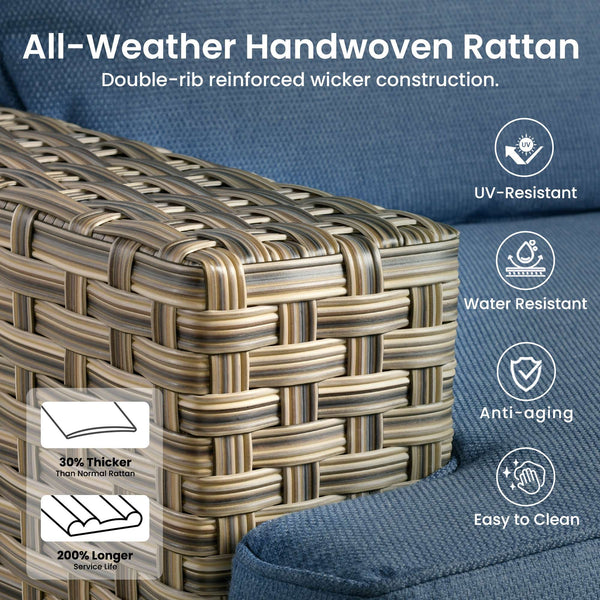 All-Weather Handwoven Rattan