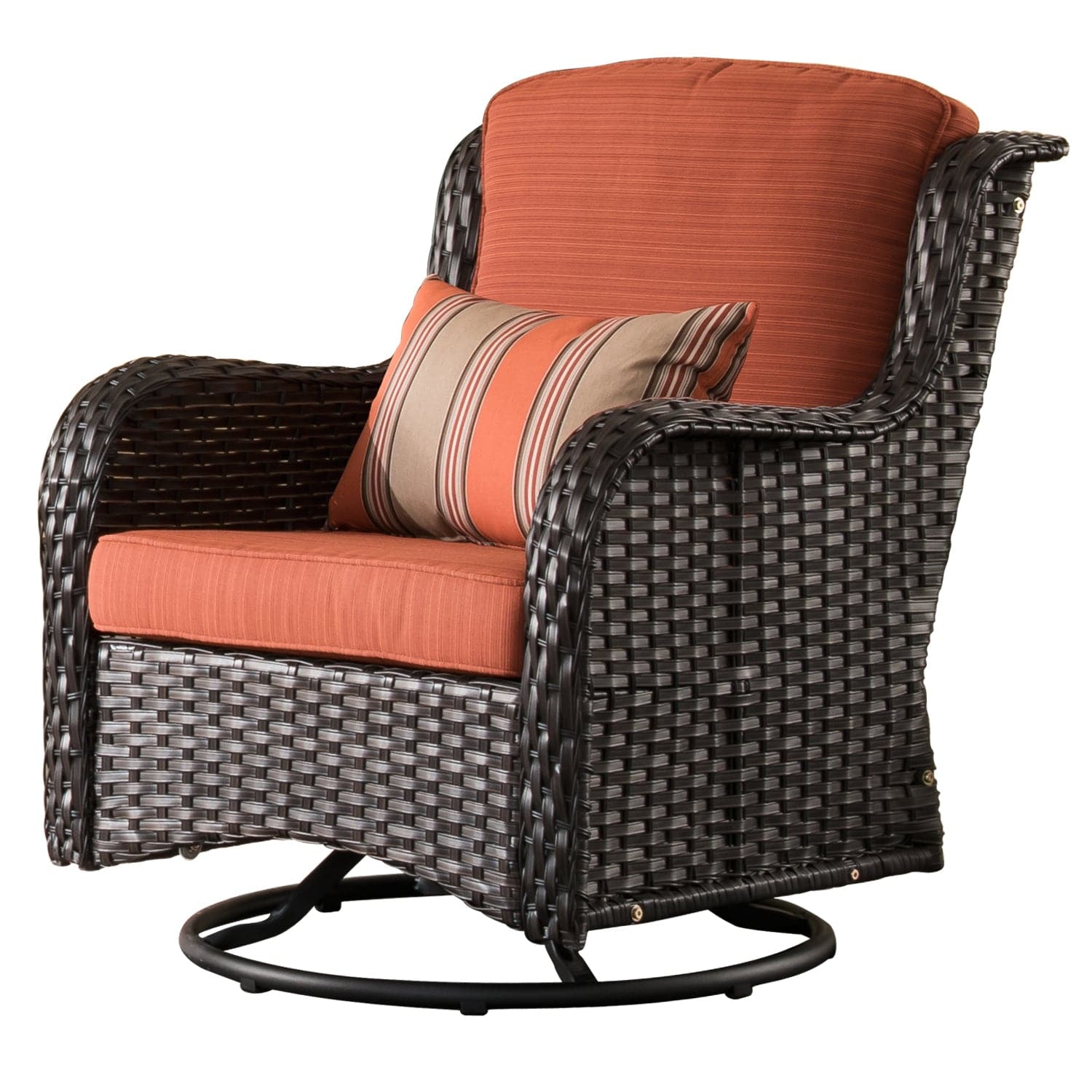 Ovios Patio Conversation Set 10-Piece with Rocking Chairs and Table Kenard