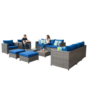 Ovios Patio Furniture Set Bigger Size 12-Piece, King Series, No Assembly Required