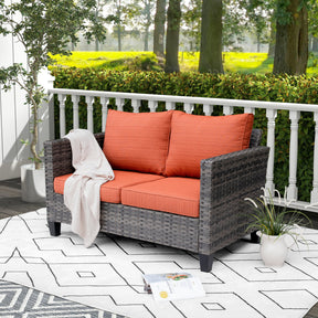 Ovios Outdoor Loveseat New Vultros High BackShape Armrest