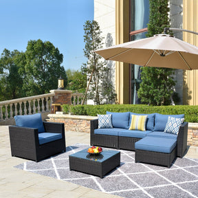 Ovios Patio Furniture Set Bigger Size 6-Piece, King Series,, No Assembly Required