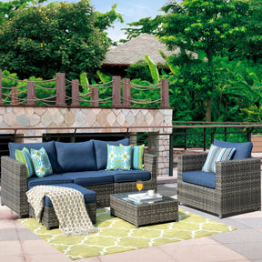 Ovios Patio Furniture Set Bigger Size 6-Piece, King Series,, No Assembly Required