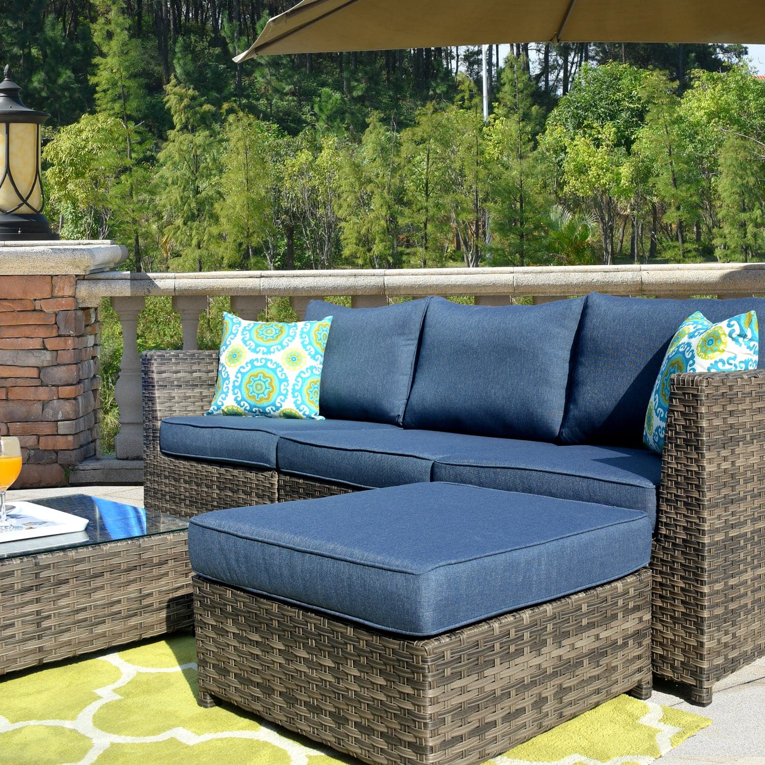 Ovios Patio Furniture Set Bigger Size 12-Piece, King Series, No Assembly Required