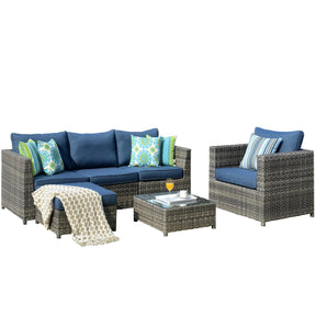 Ovios Patio Furniture Set Bigger Size 6-Piece, King Series,, No Assembly Required