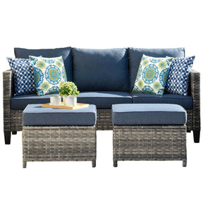 Ovios Patio Furniture Set New Vultros 7-Piece High Back with Cushions