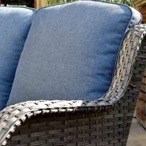 Ovios Patio Conversation Set 5-Piece with Cushions Kenard Curved Handrest