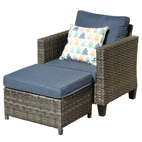Ovios Patio Conversation Set New Vultros 6-Piece High Back with Cushions