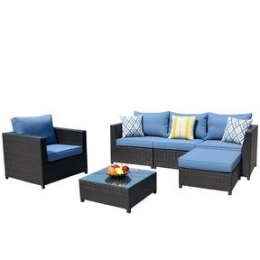 Ovios Patio Furniture Set Bigger Size 6-Piece, King Series,, No Assembly Required