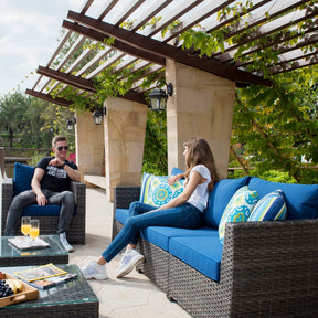Ovios Patio Furniture Set Bigger Size 12-Piece, King Series, No Assembly Required