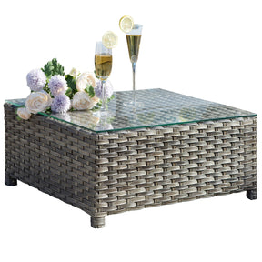 Ovios Outdoor Furniture Bigger Size 9-Piece, King Series, No Assembly Required, with 2 Chairs
