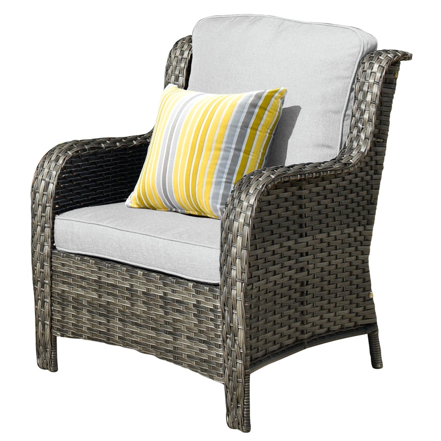 #Color_Grey Wicker Grey Cushion