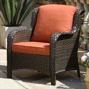 Ovios Outdoor Furniture 3-Piece with Table Kenard Curved Handrest