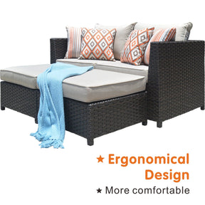 Ovios Patio Furniture Set Bigger Size 12-Piece, King Series, No Assembly Required
